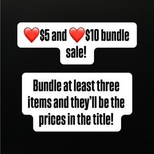 BUNDLE SALE!